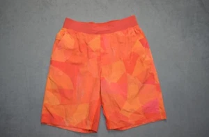 Lululemon Uomo Small The Short Linerless Short 9" Disegno Stampa Arancione - Foto 1 di 10