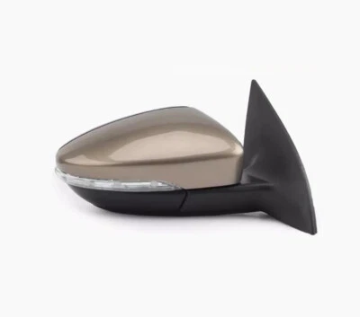 For 10-13 Volkswagen CC 990 Sedan Side View Mirror Assembly 9 Pins Gold Right — 第 1/3 张图片