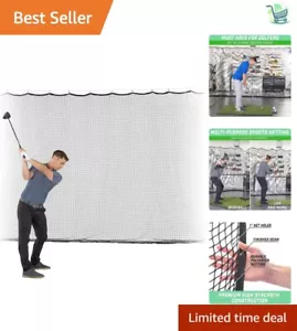 Versatile 15' x 10' Training Net for Golf, Baseball, Soccer - Heavy-Duty Design - Picture 1 of 10