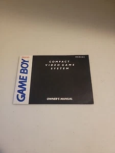 Folleto de instrucciones del sistema compacto de videojuegos Game Boy solo manual para propietarios - Imagen 1 de 2