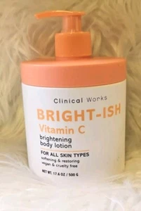CLINICAL WORKS Vitamin C Body Lotion 500ml ~ BRIGHTENING• EXP 2026 - Picture 1 of 3