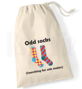 Odd Socks (Sole Mate) Aufbewahrungstasche mit Kordelzug - Bild 1 von 2