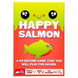 Feliz Salmón: Exploding Kittens Edición Juego de Cartas 3-8 Jugadores Edad 6+ De - Imagen 1 de 4