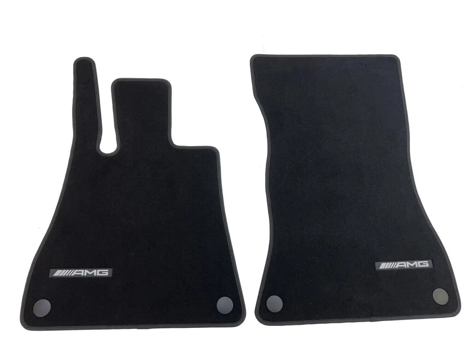Mercedes-AMG Original 2 Floor Mats C 192 AMG GT Coupe LHD Black New - Image 1 of 1