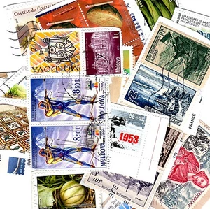 TIMBRE STAMP 5 grammes = equivalent = 70 à 100 timbres - Picture 1 of 1