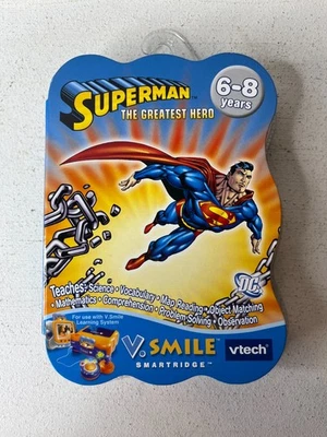 VTech VSmile Learning System Superman the Greatest Hero NEW NIOB - Image 1 of 3