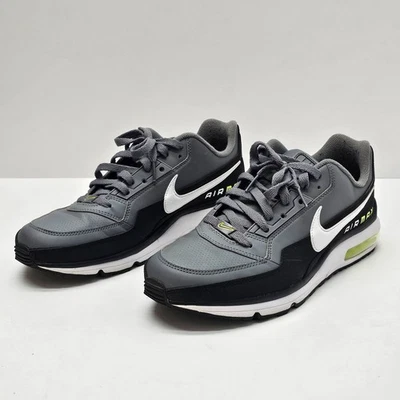 Nike Air Max LTD 3 Men's Shoes, Black/White-Smoke Grey Volt Size 11.5 - PRE-WORN - Image 1 of 4