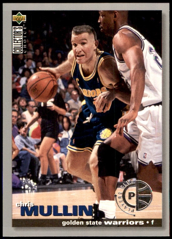 Chris Mullin 1995-96 Collector's Choice #117 Warriors NBA READ FREE SHIPPING - Image 1 of 2