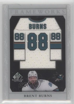 2021-22 Upper Deck SP Game Used Frameworks Brent Burns #F-BB - Image 1 of 2