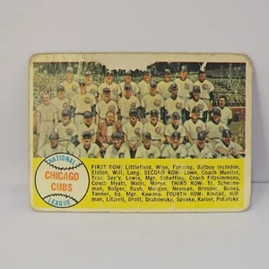 1958 Topps Fourth Series Checklist Chicago Cubs Ernie Banks - Picture 1 of 2
