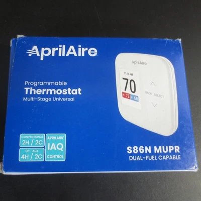AprilAire S86NMUPR Programmable Thermostat - Image 1 of 2