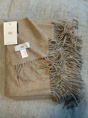 Restoration Hardware 555-GRAM CASHMERE Throw/Blanket Brand New With Tags - Image 1 of 2