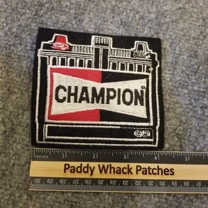 Patch batteria Champion vintage batterie auto da corsa auto AC1 - Foto 1 di 2