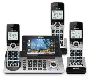 VTech IS8251-3 Business Grade 3-Handset Expandable Cordless Phone for Home - Zdjęcie 1 z 2