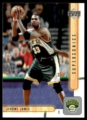 2001-02 Upper Deck Jerome James Seattle SuperSonics #380 - Image 1 of 2