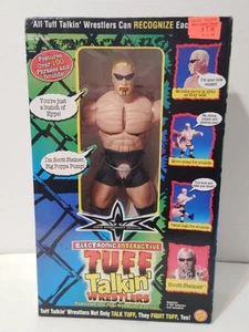 Toybiz WCW Scott Steiner 1999 lottatori elettronici interattivi Tuff Talkin' - Foto 1 di 9
