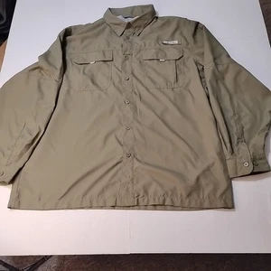 Habit Fishing Shirt XL Green Vented Long Sleeve - Picture 1 of 8