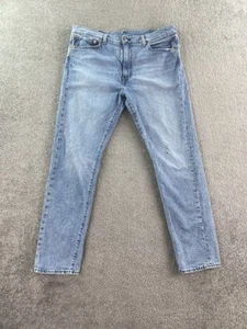 Pantalones de mezclilla Levis 510 para hombre 38x32 azul ajustados elásticos cónicos premium lavado medio * - Imagen 1 de 20
