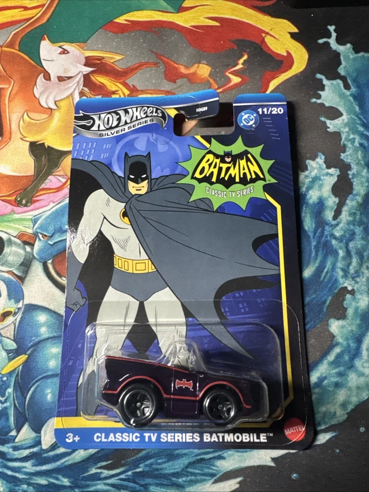 Hot Wheels Silver Series Batman CLASSIC TV SERIES BATMOBILE 1 64 JBY17 Car
