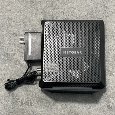 Netgear Nighthawk AC1900 WiFi Cable Modem Router Black C7000v2 DOCSIS 3.0 - Image 1 of 4