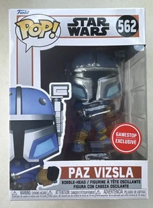 NUOVO Paz Vizsla Funko Pop Disney Star Wars Mandalorian GameStop esclusivo 562 - Foto 1 di 6