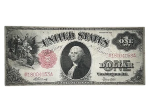 1917 $1 Legal Tender Sawhorse Large Sized Currency Note - Picture 1 of 3