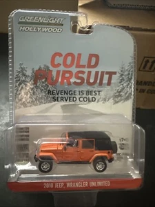GreenLight 1:64 scale model 2010 Jeep Wrangler Unlimited Hollywood Cold Pursuit - Picture 1 of 5