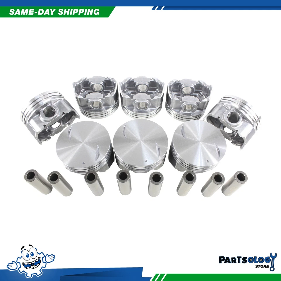 DNJ P3174 Std. Complete Piston Set For 96-00 Chevrolet C2500 Suburban 7.4L OHV - Image 1 of 1