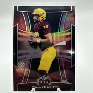 2025 Leaf Metal Sam Leavitt 1/1 Arizona State 🔥 - Picture 1 of 3