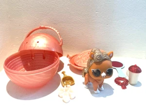 LOL Surprise Eye Spy Pet Pony Horse Figure Gold Bling Accessories RARE COMPLETE - Picture 1 of 6