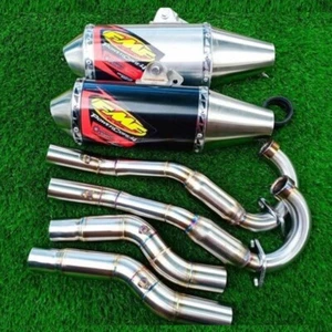 Exhaust Headers Muffler Yamaha WR155 Motorcycle Stainless steel System Side Pipe - Picture 1 of 6
