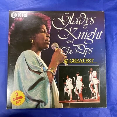 Gladys Knight And The Pips, 30 Greatest, Gatefold Double UK LP 12” Album 1977 Foto 1 de 4