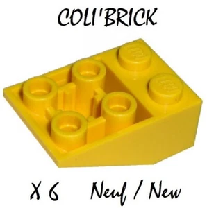 Lego 3747b - 6x Slope Inverted 33 3x2 - Jaune / Yellow - Neuf - Picture 1 of 1
