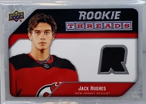 2021-22 Upper Deck Rookie Threads Retro #RTJH Jack Hughes New Jersey Devils - Picture 1 of 2