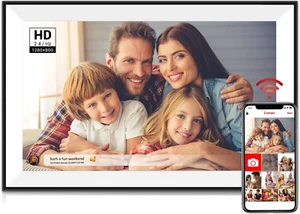 Digital Picture Frame Wifi, 10.1" Frameo Digital Photo Frame Touch Screen with 3 - Picture 1 of 12