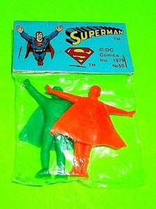 SUPERMAN 1979 DC Comic Keshi Japan Comic Book Action Figure 2-Pack! Very Rare! - Picture 1 of 10