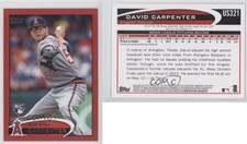 2012 Topps Update Target Red David Carpenter #US321 Rookie RC