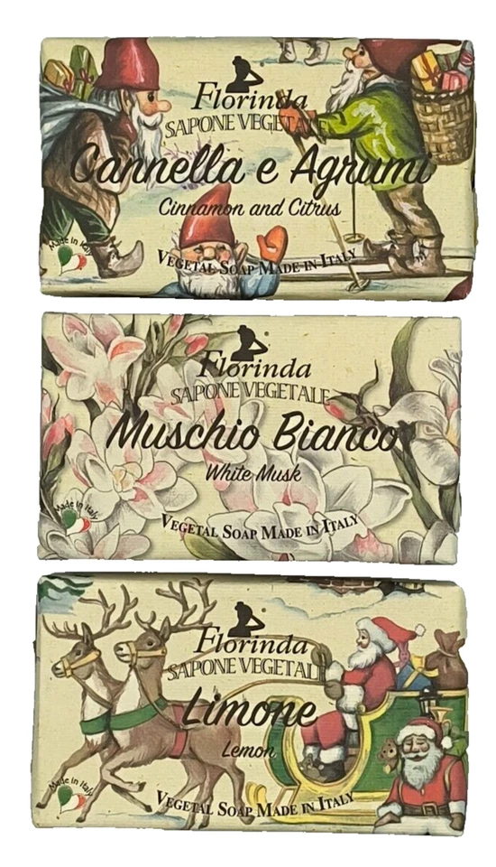 Saponi Florinda Italian Luxury Vegetable Soap - CHOICE - Free Ship USA - Image 1 of 1