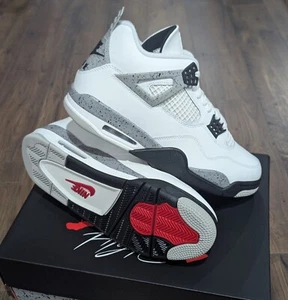Nike Air Jordan 4 Retro White Cement - Picture 1 of 6