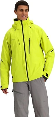 Obermeyer Mens Plus Raze Winter Ski SnowBoarding Coat Jacket Yellow Spark 2X NWT - Image 1 of 4