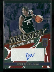 Davion Mitchell 2022-23 Panini Donruss Elite Basketball Impact Impressions Auto - Bild 1 von 2