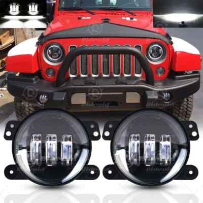 For Jeep Grand Cherokee 2011-2013 4inch LED Fog Lights Front Bumper Driving Lamp - Imagem 1 de 4