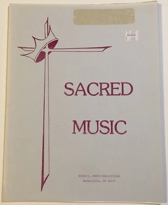 Sacred Instrumental Sheet Music Jesus Very Thought of Thee David E. Smith Brass - Image 1 of 3