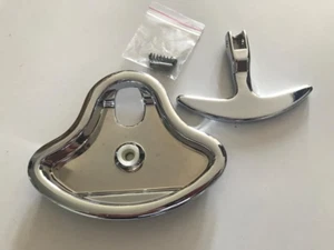 Schiebedach Griff Kurbel und Griffschale verchromt Set für Mercedes 190 W201 NEU - Picture 1 of 6