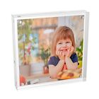 Clear Booth Photo Frame 5x5, Perspex Square Picture Frame, Acrylic Photo Fram...