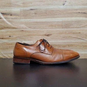 Zapatos de vestir Cole Haan Benton punta gorra Oxford II cuero marrón para hombre talla 12M - Imagen 1 de 11