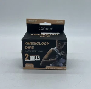 2 Roll Kinesiology Tape Sport Athletic Pain & Joint Support- NEW- 2” X 16 ‘ - Picture 1 of 5