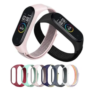 Durable Nylon Strap For Xiaomi Mi Band 3/4/5/6 Adjustable Breathable Loop - Photo 1 sur 31