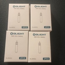 New Olight X9R Cell Replacement Battery - Four Packs - 8 Batteries Total