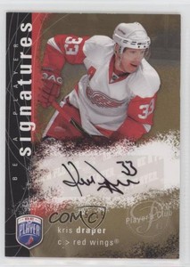 2007 Upper Deck Be a Player Signatures Player's Club /15 Kris Draper #S-KD Auto